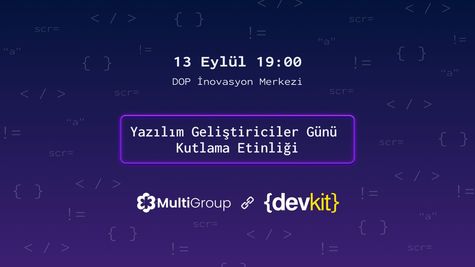 Dünya Yazılım Geliştiricileri Günü Networking Event